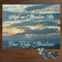Blue Ridge Mountains High on Mountain Air Foto