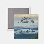 Blue Ridge Mountains High on Mountain Air Foto Magneet (Voorkant / Achterkant)