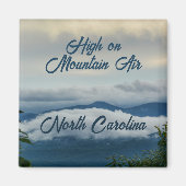 Blue Ridge Mountains High on Mountain Air Foto Magneet (Voorkant)