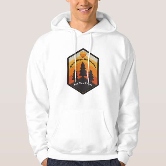 Blue Ridge Mountains Hoodie (Voorkant)