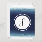 Blue Ridge Mountains huwelijksuitnodiging Kaart (Achterkant)