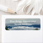 Blue Ridge Mountains in Clouds Etiket (Insitu)
