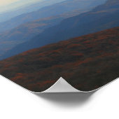 Blue Ridge Mountains in Herfst, North Carolina Poster (Hoek)