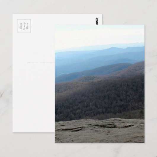 Blue Ridge Mountains in North Carolina Briefkaart (Voorkant / Achterkant)