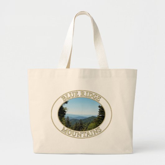 Blue Ridge Mountains in Western North Carolina Grote Tote Bag (Voorkant)