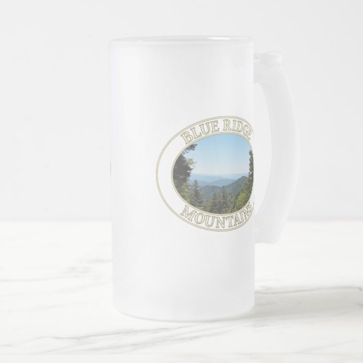 Blue Ridge Mountains in Western North Carolina Matglas Bierpul (Voorkant rechts)