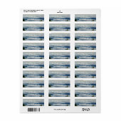 Blue Ridge Mountains in Wolken Etiket (Full Sheet)