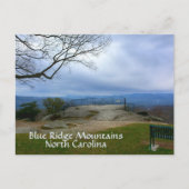 Blue Ridge Mountains Jump Off Rock NC Briefkaart (Voorkant)