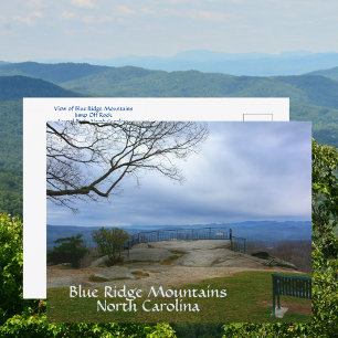 Blue Ridge Mountains Jump Off Rock NC Briefkaart
