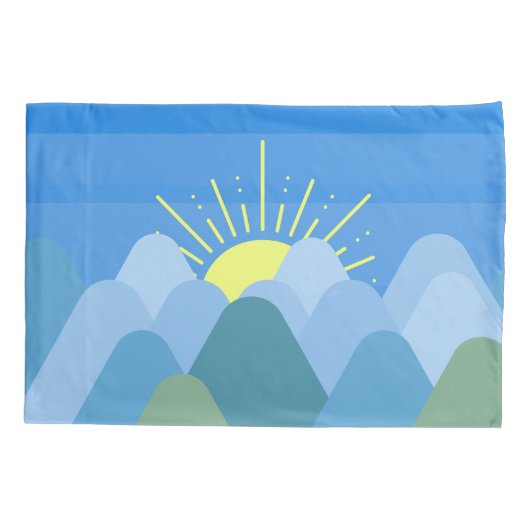 Blue Ridge Mountains Kussensloop (Achterkant)