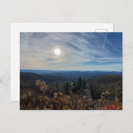 Blue Ridge Mountains Linn Cove Viaduct Briefkaart (Voorkant / Achterkant)