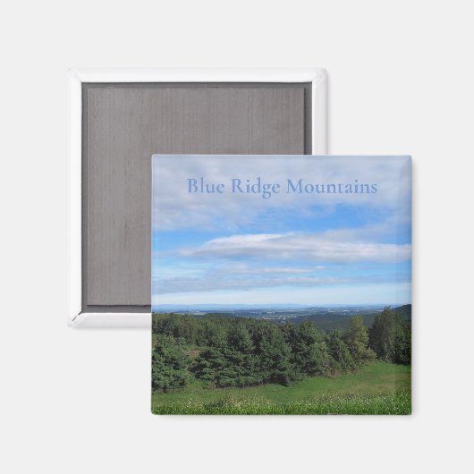 Blue Ridge Mountains Magneet (Voorkant / Achterkant)