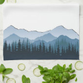 Blue Ridge Mountains, Montebello aanpasbaar Theedoek (Gevouwen)