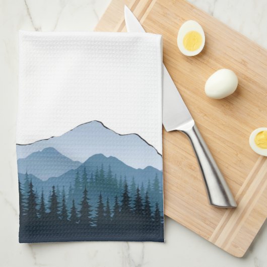 Blue Ridge Mountains, Montebello aanpasbaar Theedoek (Quarter Fold)