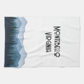 Blue Ridge Mountains, Montebello aanpasbaar Theedoek (Horizontaal)