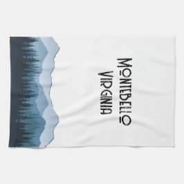 Blue Ridge Mountains, Montebello aanpasbaar Theedoek