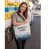 Blue Ridge Mountains, Montebello aanpasbaar Tote Bag