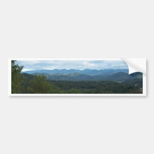 Blue Ridge Mountains - NC Bumpersticker (Voorkant)