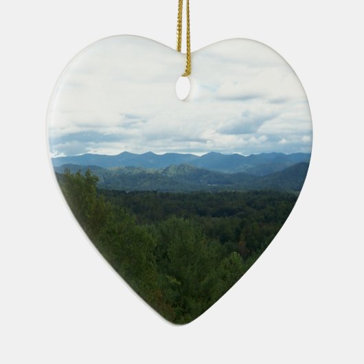 Blue Ridge Mountains - NC Keramisch Ornament (Rechts)