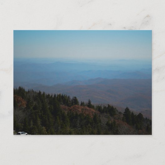 Blue Ridge Mountains noemen reisfoto Briefkaart (Voorkant)