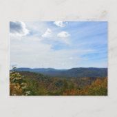 Blue Ridge Mountains North Carolina Autumn Uitzich Briefkaart (Voorkant)
