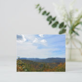 Blue Ridge Mountains North Carolina Autumn Uitzich Briefkaart (Staand voorkant)