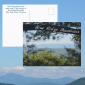 Blue Ridge Mountains North Carolina Briefkaart