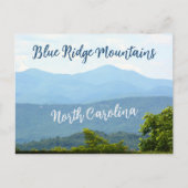Blue Ridge Mountains North Carolina Briefkaart (Voorkant)