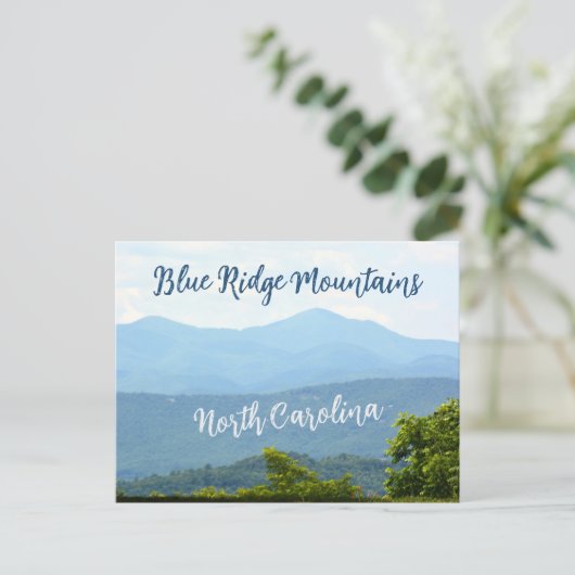 Blue Ridge Mountains North Carolina Briefkaart (Staand voorkant)