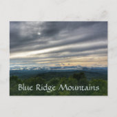 Blue Ridge Mountains North Carolina Dramatische Lu Briefkaart (Voorkant)