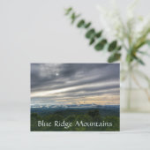Blue Ridge Mountains North Carolina Dramatische Lu Briefkaart (Staand voorkant)