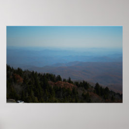Blue Ridge Mountains North Carolina Natuur Foto Poster