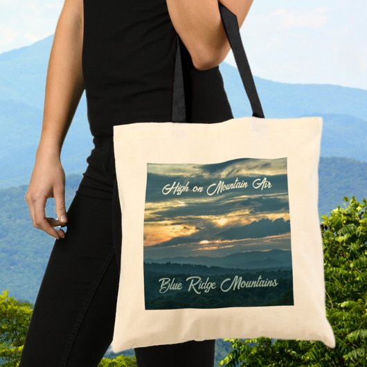 Blue Ridge Mountains North Carolina Tote Bag
