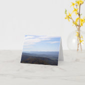 Blue Ridge Mountains Notecard Kaart (Gele Bloem)