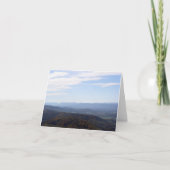 Blue Ridge Mountains Notecard Kaart (Voorkant)