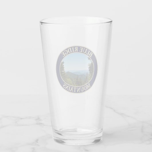 Blue Ridge Mountains of North Carolina Glas (Achterkant)