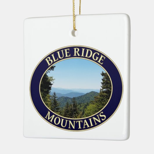 Blue Ridge Mountains of North Carolina Keramisch Ornament (Links)