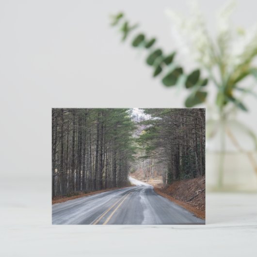 Blue Ridge Mountains Pass Briefkaart (Staand voorkant)