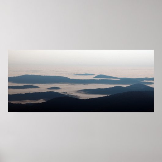 Blue Ridge Mountains Print (Voorkant)
