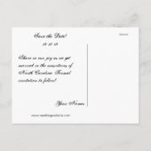 Blue Ridge Mountains redden de datum Aankondigingskaart (Achterkant)