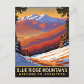 Blue Ridge Mountains, reizen Briefkaart (Voorkant)