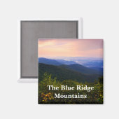 Blue Ridge Mountains Schilderachtig Uitzicht voor  Magneet (Voorkant / Achterkant)