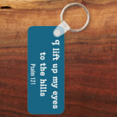 Blue Ridge Mountains Sleutelhanger: Psalm 121 Sleutelhanger (Achterkant)