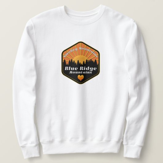 Blue Ridge Mountains Smokey Mountains Trui (Design voorkant)