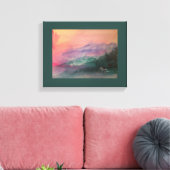 Blue Ridge Mountains Stretched Canvas Afdrukken (Insitu (Woonkamer))