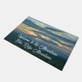 Blue Ridge Mountains - Sunset Photographic Welcome Deurmat (Schuin)