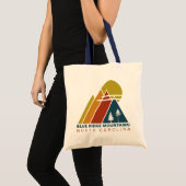 Blue Ridge Mountains  Sunset Souvenir 60s Tote Bag (Voorkant (product))