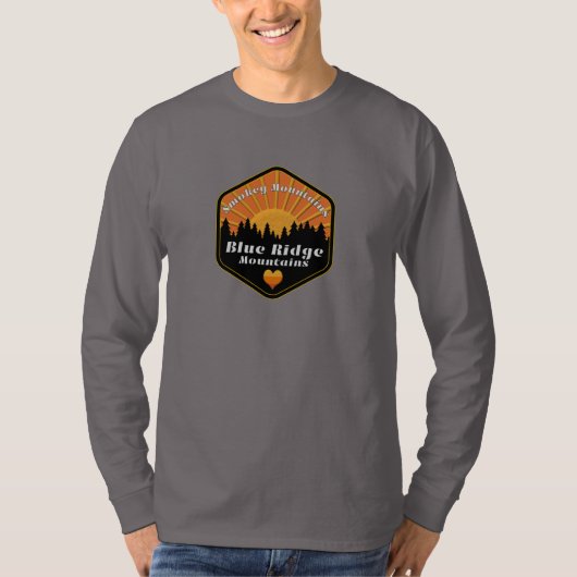 Blue Ridge Mountains T-shirt (Voorkant)