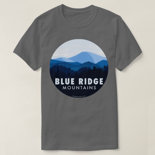 Blue Ridge Mountains T-shirt (Design voorkant)