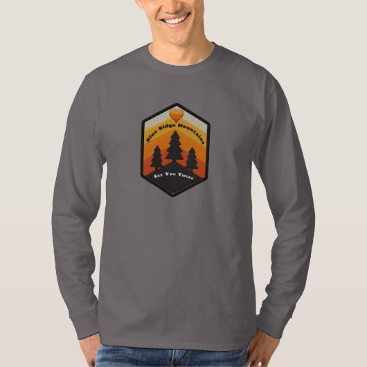 Blue Ridge Mountains T-Shirt (Voorkant)